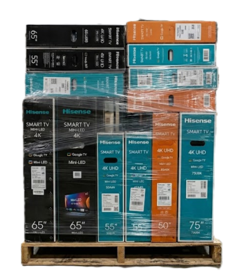 Hisense Smart TV Shelf Pull Liquidation Pallets