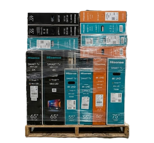 Hisense Smart TV Shelf Pull Liquidation Pallets